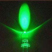 Green ultra-bright 5MM leds pack of 10