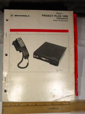 Motorola privacy + 1000 r / p manual PP1000---loc d-15