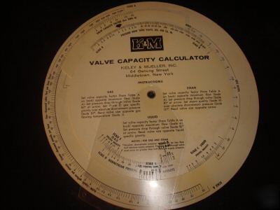 PERRYGRAF1962 k&m valve capacity calculator