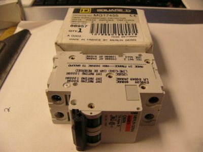 Square d MG17455 circuit breaker 480/277V 7A 2P -lot 10