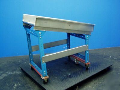Stainless steel adjustable angle diverter parts chute