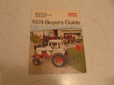 1974 case full line original color sales catalog, vg.
