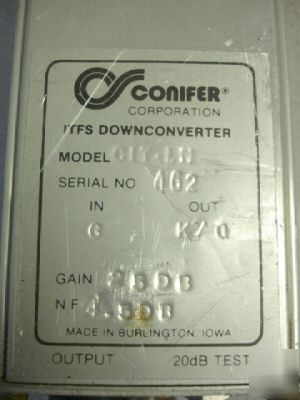 Conifer itfs downconverter model cit-ln 25DB/4.5DB 