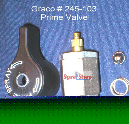 Graco airless prime valve drain kit 245-103
