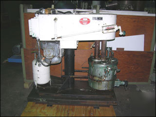 L550-3-3 myers dual shaft vacuum mixer, s/s-28203
