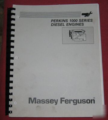 Massey-ferguson 1000 series diesel workshop manual