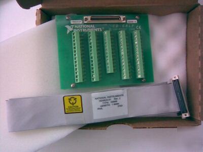 National instruments ni cb-68LP connector block w/ cbl