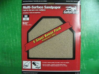 New 5 pcs pack gator grit 9X11