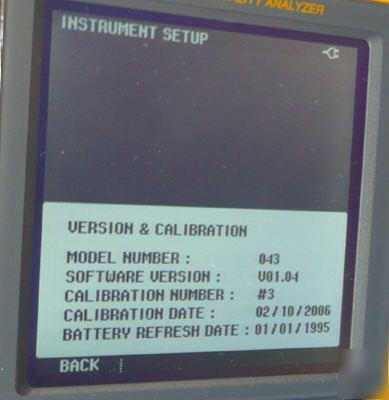 Fluke 43 power harmonics analyzer meter 43B