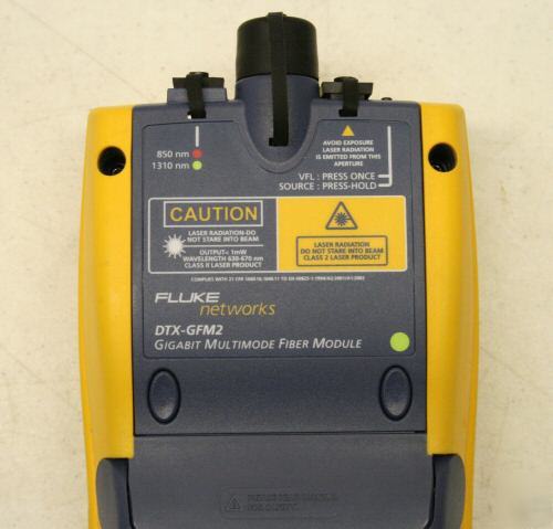 Fluke dtx-GFM2 gigabit mm fiber module dtx-gfm dtx-1800