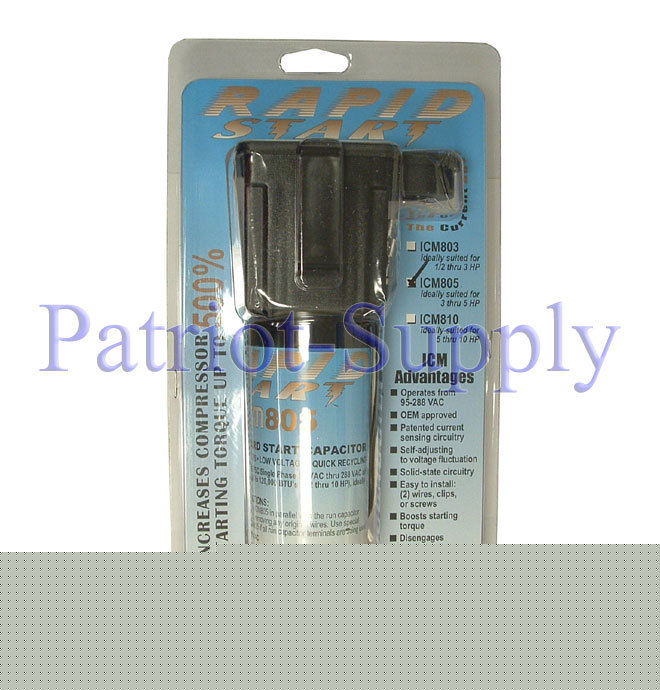 ICM803 hard start kit 3-1/2 to 10HP ICM803C icm 803
