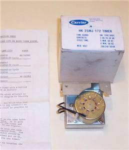 Carrier HK25MJ172 timer- - 5 minute- 208-240 vac
