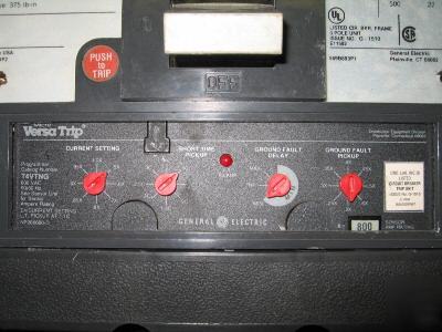 Ge industrial TK4V4608 800 amp 800A a versa trip T4VTNG