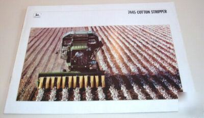 John deere sales brochure - 7445 cotton stripper