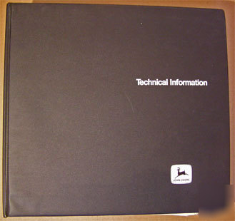John deere service manual for 4425 combine