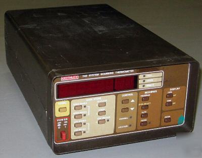 Keithley 740 scanning thermometer w/ 7057A thermocouple