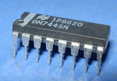 New ttl logic DM7445N national semi dip vintage 1986 