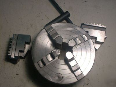 Clausing lathe 4JAW scroll chuck 6