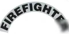 Firefighter helmet reflective crescent-firefighter