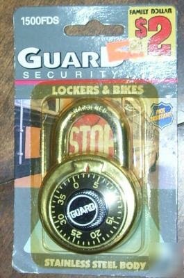 Guard security combination lock
