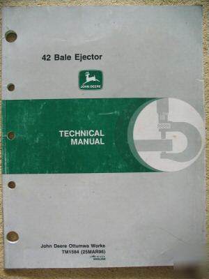 John deere 42 bale ejector 327 328 336 337 338 346 347