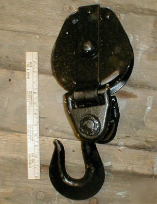New creative metals steel cable snatch block 5/8
