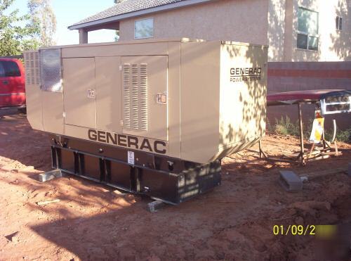New generator 80 kw generac diesel, brand 0 hours