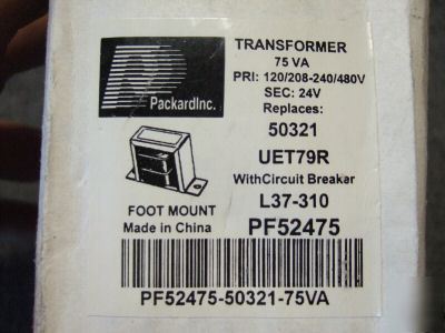 Packardinc PF52475 transformer 75A
