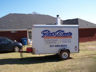 Prochem blazer xl carpet cleaning machine in trailer