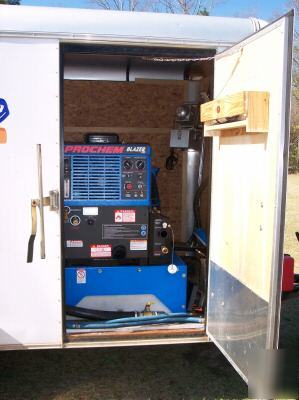 Prochem blazer xl carpet cleaning machine in trailer