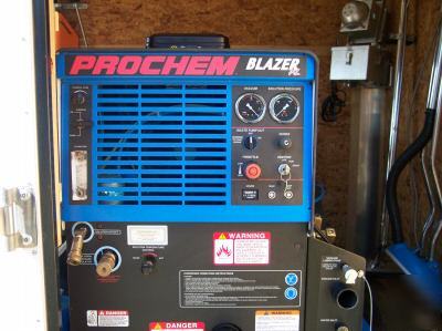 Prochem blazer xl carpet cleaning machine in trailer