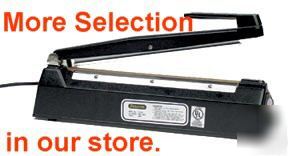 Table top or jaw heat sealer impulse bag sealers