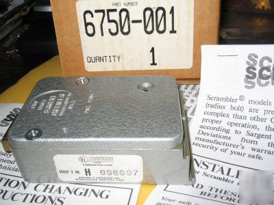 Woow sargent scrambler 6750 automatic shift safe lock