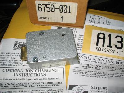 Woow sargent scrambler 6750 automatic shift safe lock