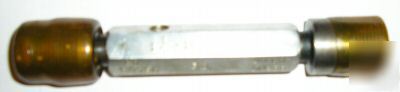 1 1/8-14 ns 2B thread gage plug - left hand - go/not go