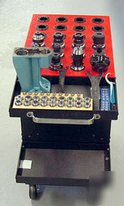 63 pcs. the best bt 40 cnc start-up tooling kit + cart