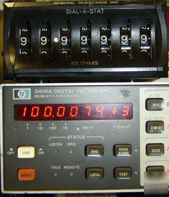 General resistance dial-a-stat dsi-74A, calibrated