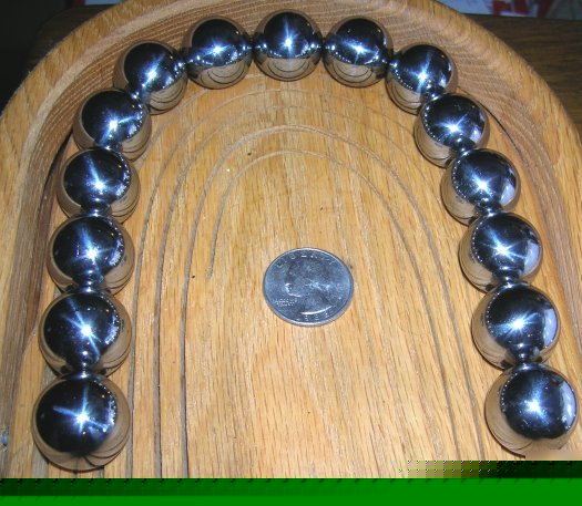 Lot of (15) 7/8 inch (.875) chrome steel bearing balls