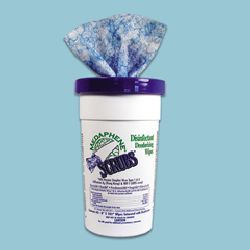 Medaphene scrubs disinfectant wipes-dym 90365