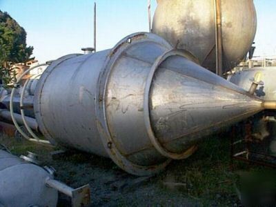 Tank, 1,600 gallon, s/st, 6' x 6', coffee,