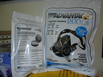 Msa advantage 200 1/2 mask respirator 