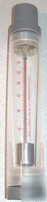 Omega in-line acrylic flow meter fl-75D