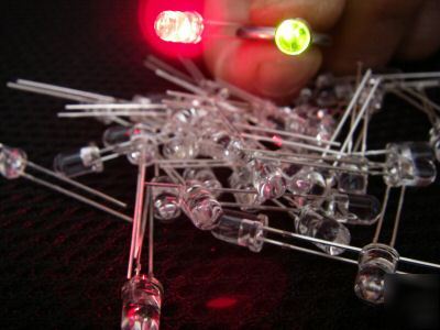 500,5MM dual color flashing red/green bi-polar led,rg