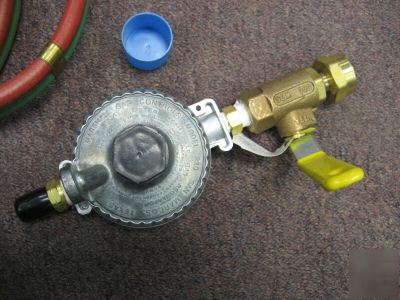 New metalor W41.921HO torch handle hose & regulator 