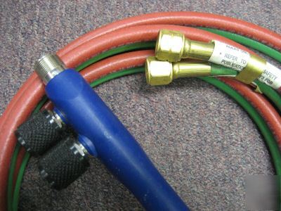 New metalor W41.921HO torch handle hose & regulator 