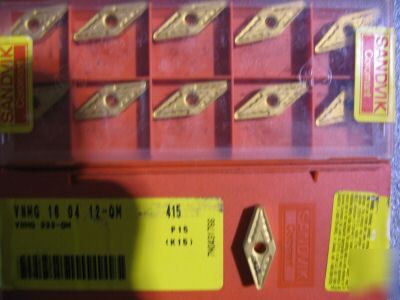 Sanvik carbide inserts VNMG160412QM 20 ea. coromant nos