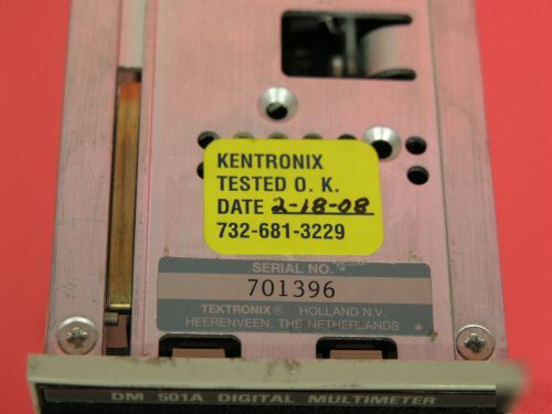 Tektronix DM501A digital multimeter p/i. 4 1/2 digit.