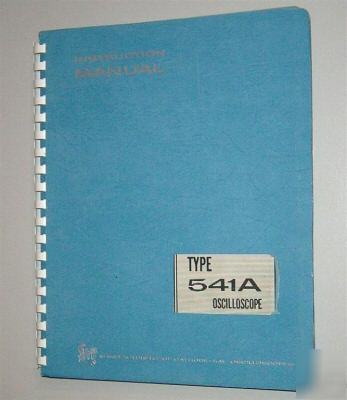 Tektronix tek 541A original service - ops mnl