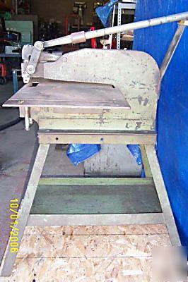Whitney 10 ton deep throat hand punch press 4 die shoes
