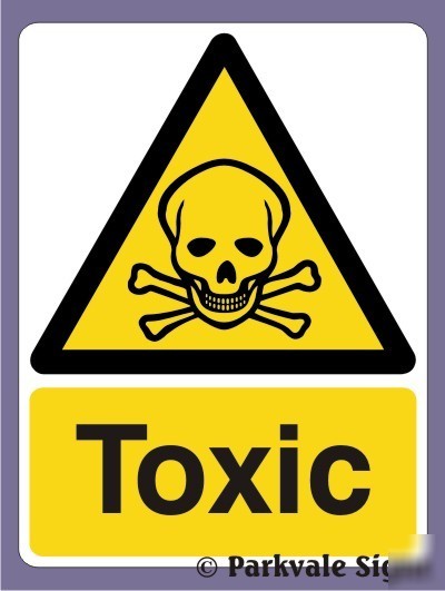 150X200 toxic sign - rigid (1069)